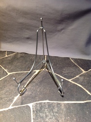 Brushed Nickel Vessel Stand from Lewis Florist in Grayslake, IL 