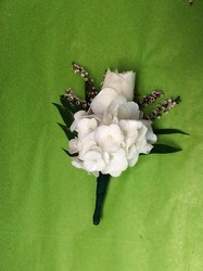 Classy white & Black from Lewis Florist in Grayslake, IL 