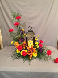 Adorned Lantern from Lewis Florist in Grayslake, IL 