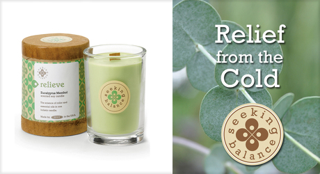 Seeking Balance RELIEVE  Holistic Candle from Lewis Florist in Grayslake, IL 