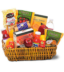 Healthy Gourmet Basket from Lewis Florist in Grayslake, IL 