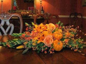 Thanksgiving Warmth from Lewis Florist in Grayslake, IL 