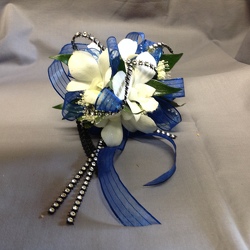 White Blue Bling from Lewis Florist in Grayslake, IL 