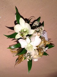 White and Gold from Lewis Florist in Grayslake, IL 