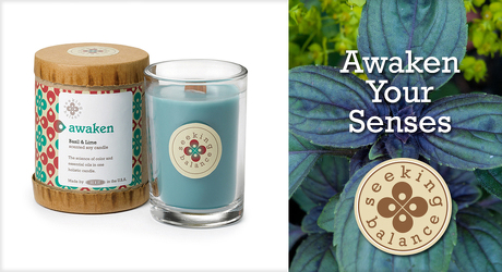 Seeking Balance Awaken Holistic Candle from Lewis Florist in Grayslake, IL 