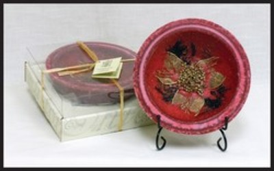 CRANBERRY SPICE REGULAR WAX POTTERY® VESSEL from Lewis Florist in Grayslake, IL 