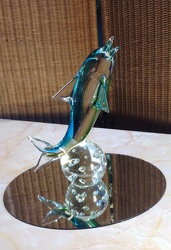 Glass Dolphin  from Lewis Florist in Grayslake, IL 