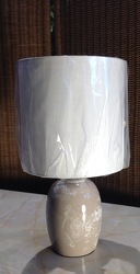 Marble Base Table Lamp from Lewis Florist in Grayslake, IL 