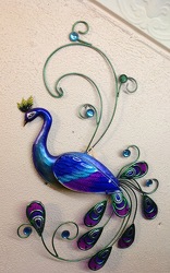 Peacock Wall Decor from Lewis Florist in Grayslake, IL 