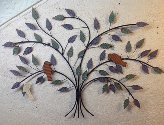 Rustic Tree ofLife with Birds from Lewis Florist in Grayslake, IL 
