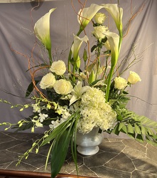 WHITE ELEGANCE FLORAL SPRAY from Lewis Florist in Grayslake, IL 