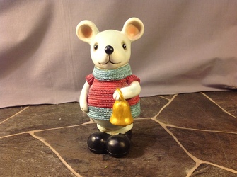 Bell Mouse Figurine from Lewis Florist in Grayslake, IL 