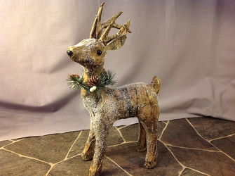 Faux Birch Deer Brown from Lewis Florist in Grayslake, IL 