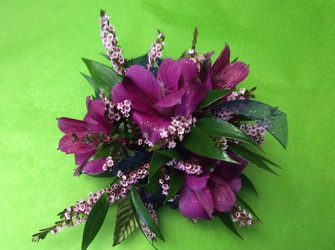 Deep Purple Wristlett from Lewis Florist in Grayslake, IL 