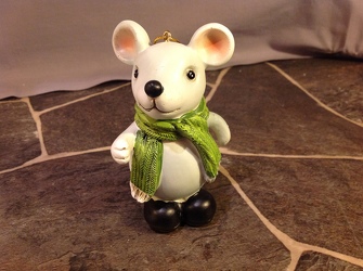 Green Scarf Mouse from Lewis Florist in Grayslake, IL 