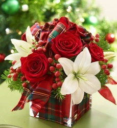 Charming Plaid from Lewis Florist in Grayslake, IL 