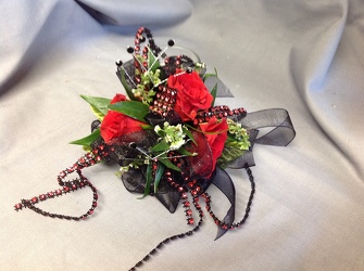 Sophisticated Red and Black from Lewis Florist in Grayslake, IL 