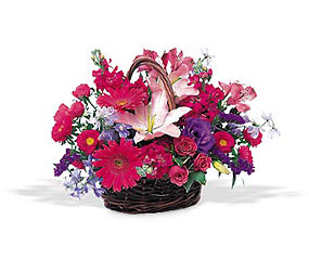 Joyous Garden Style Basket  from Lewis Florist in Grayslake, IL 