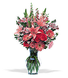Marvelous Pinks from Lewis Florist in Grayslake, IL 